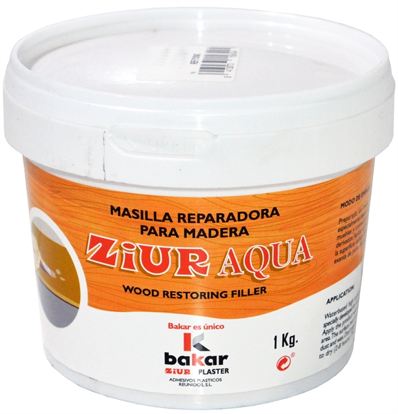 Masilla reparadora para madera BAKAR Ziur AQUA